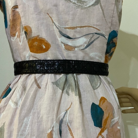 CHRISTIAN DIOR Vintage Patent Quilted Belt main image 13